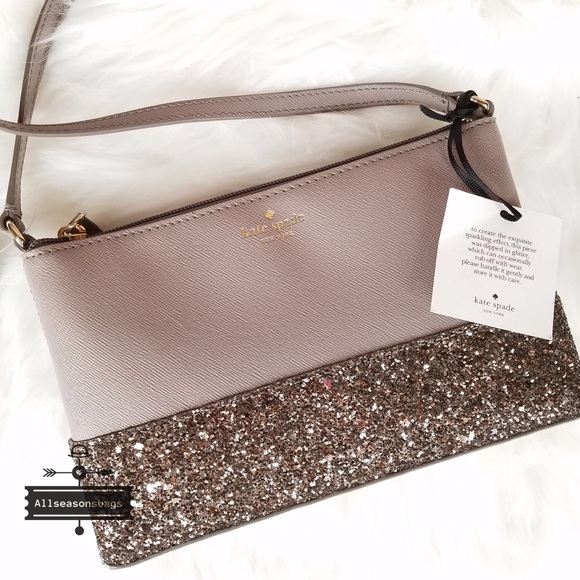 kate spade Handbags - Kate spade Ramey Greta Court crossbody grey bag